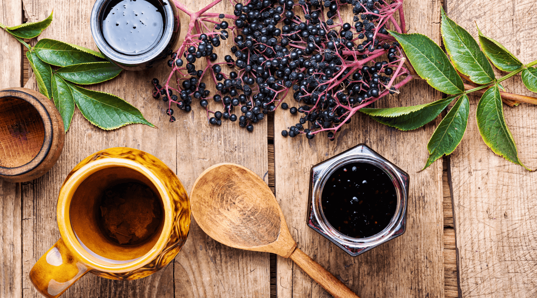 Tea With Elderberry Jam