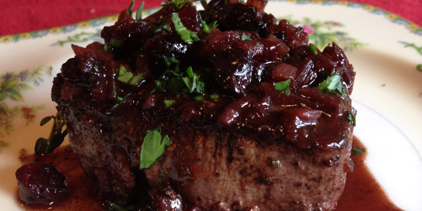 Irresistible Beef Tenderloin with Elderberries & Berries